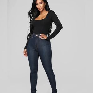 Fashion Nova classic high waist jeans